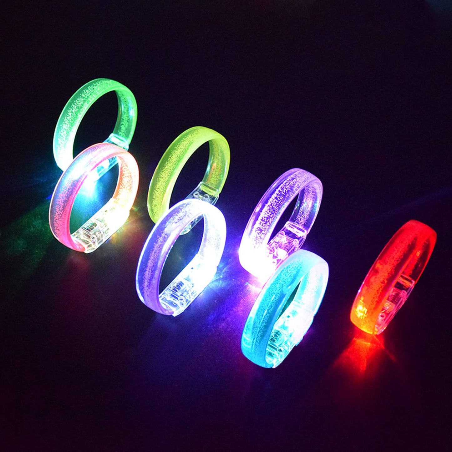 LED Wrist Band Green Color-1PC