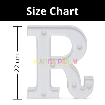 LED Marquee Alphabet Letter R - 1 PC