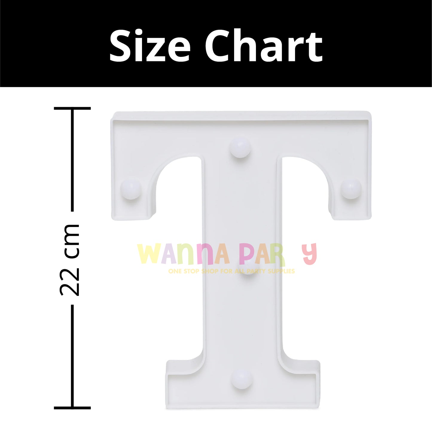 LED Marquee Alphabet T-1PC