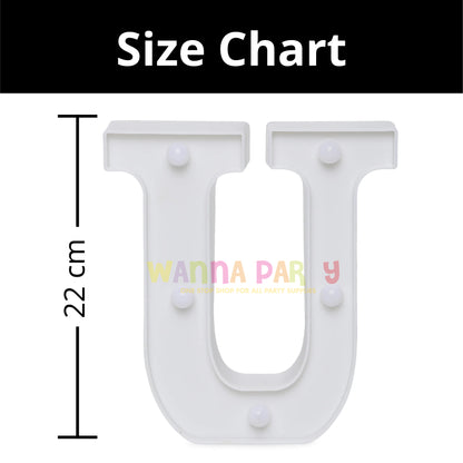 LED Marquee Alphabet U-1PC