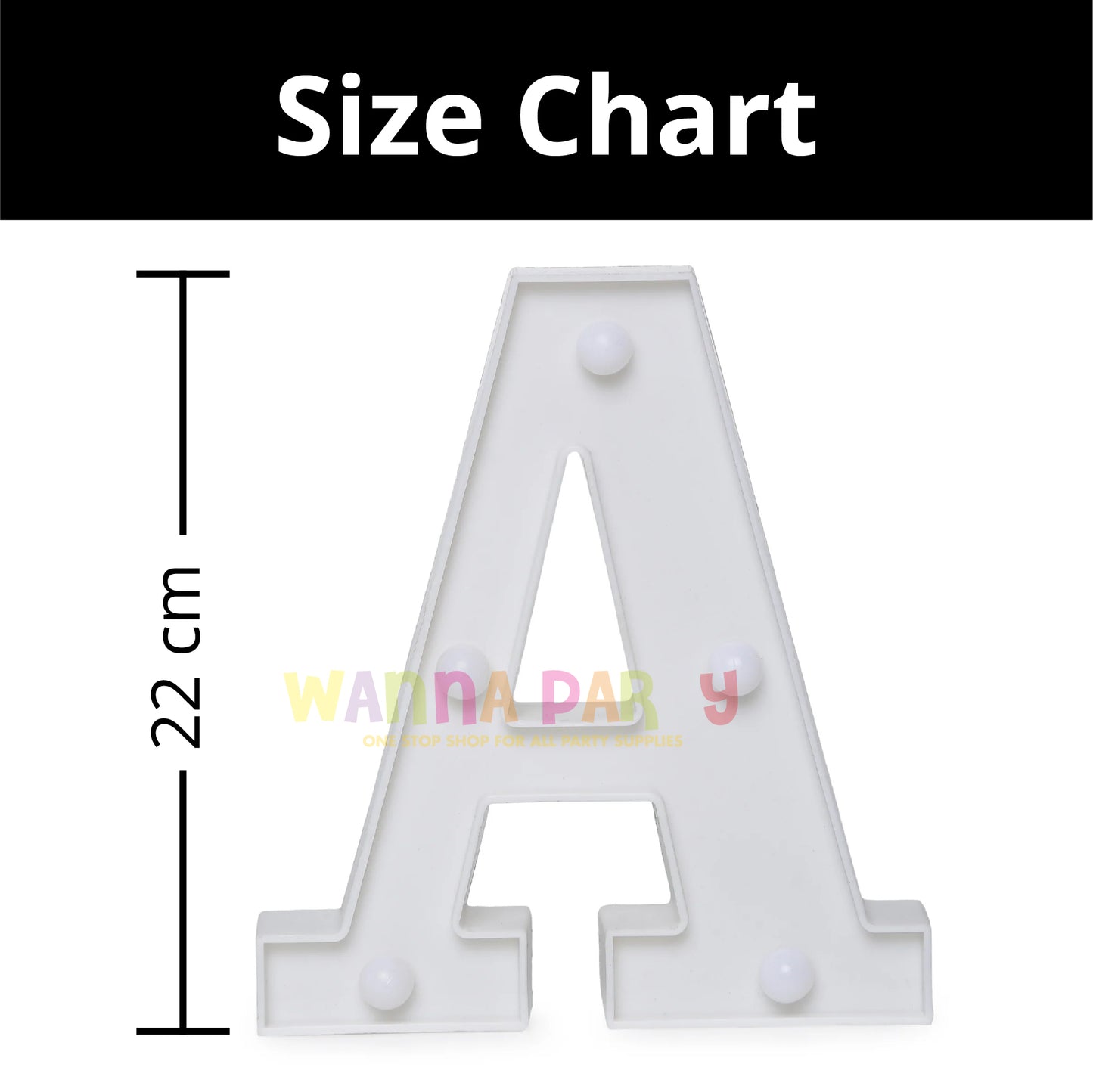 LED Marquee Alphabets A-1PC