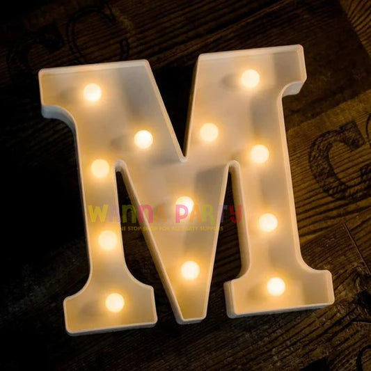 LED Marquee Alphabet Letter M - 1 PC