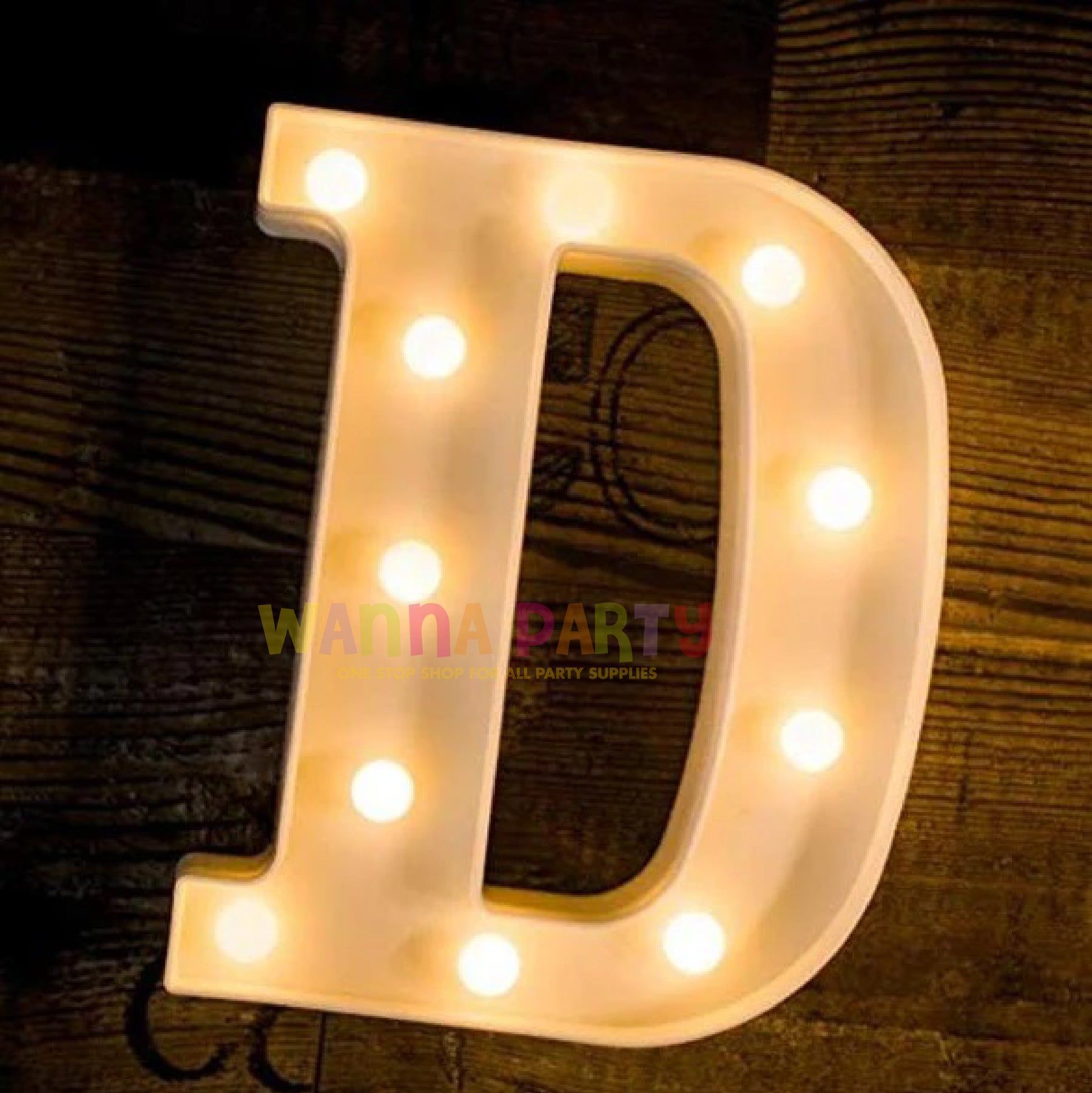 LED Marquee Alphabet Letter D - 1 PC