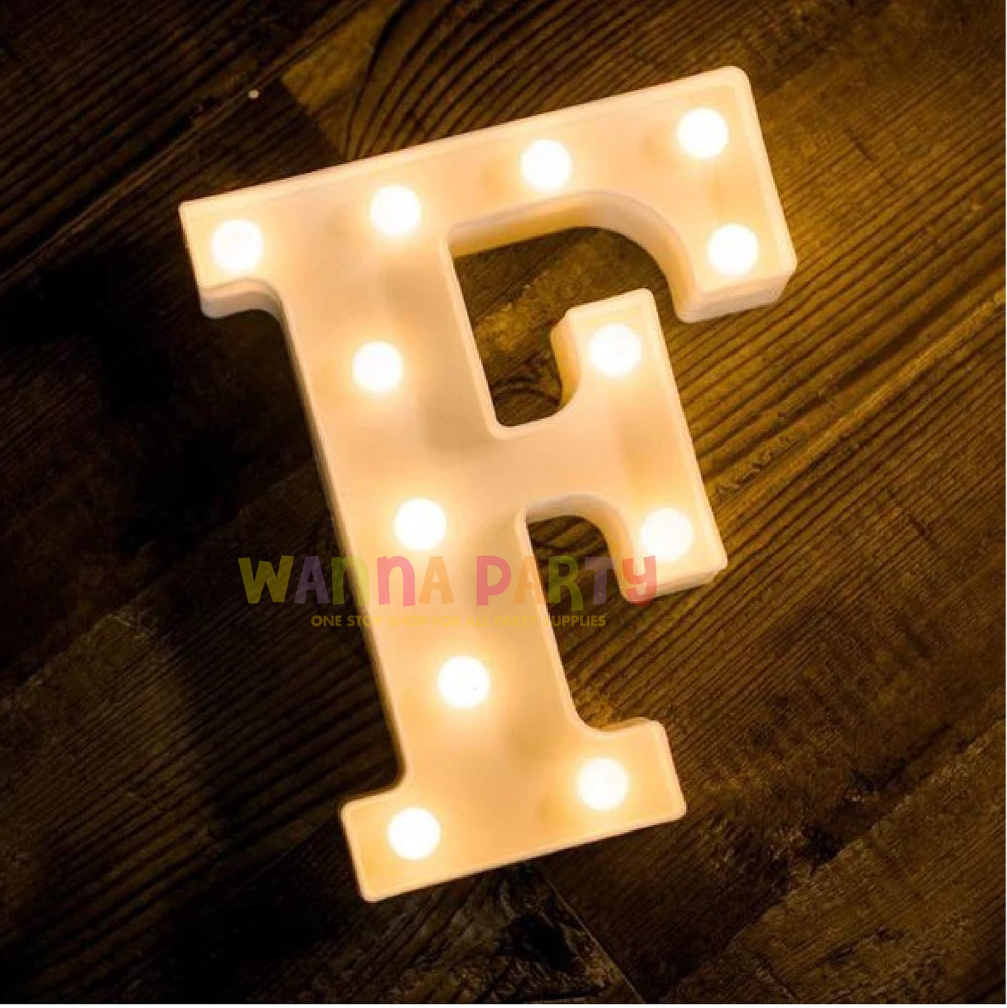 LED Marquee Alphabet F-1PC