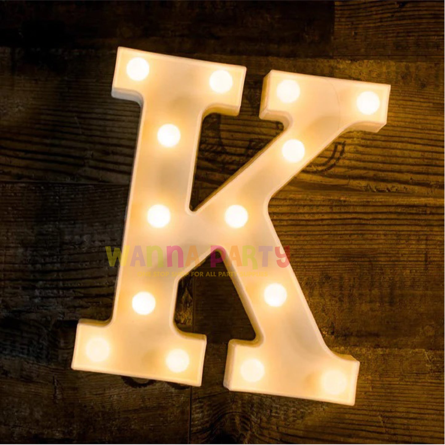 LED Marquee Alphabet Letter K - 1 PC