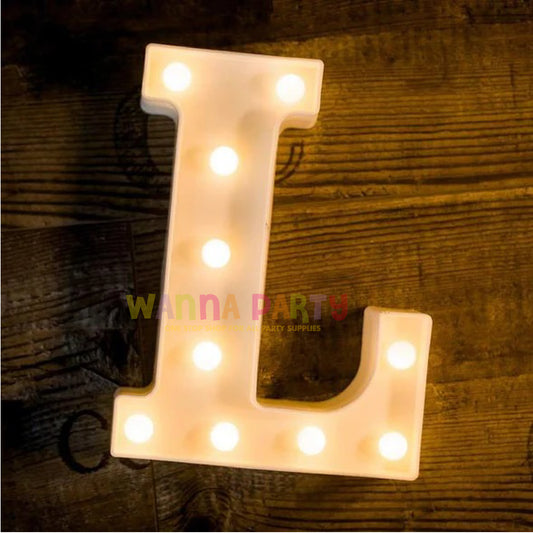 LED Marquee Alphabet Letter L - 1 PC