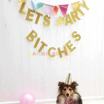 Lets Party Bitches Banner - 1PC