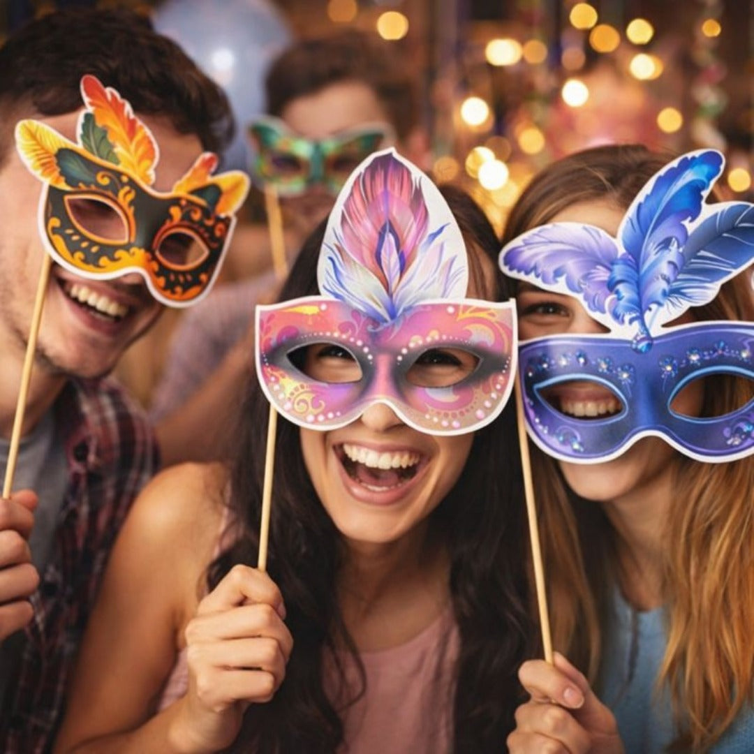 Masquerade Mask Photo Props Set-9