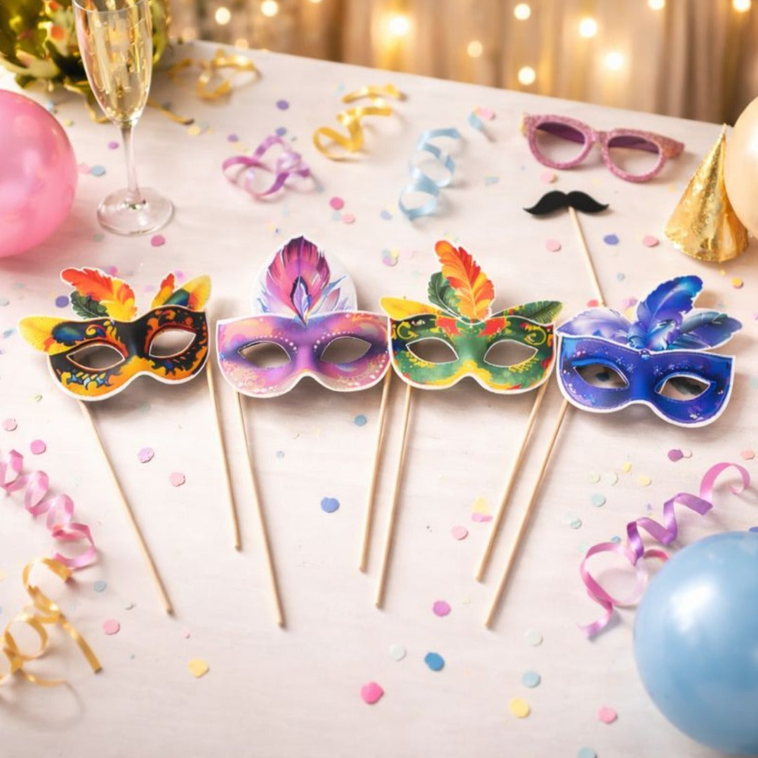 Masquerade Mask Photo Props Set-9