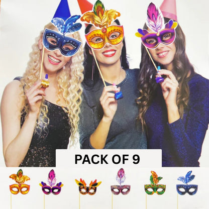 Masquerade Mask Photo Props Set-9