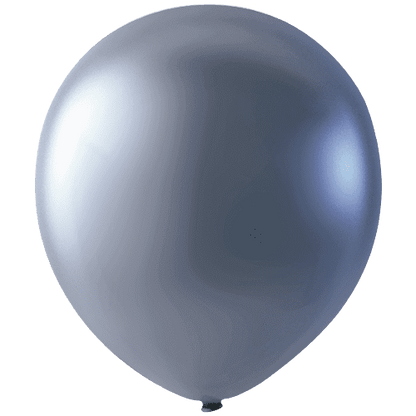 12" Linking Balloon Metallic Silver