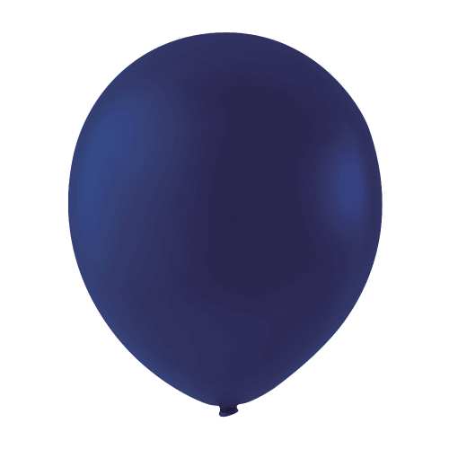 12" Navy Blue Balloons - 10PC