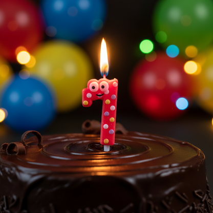 No. 7 Candle - Chocolate Cake