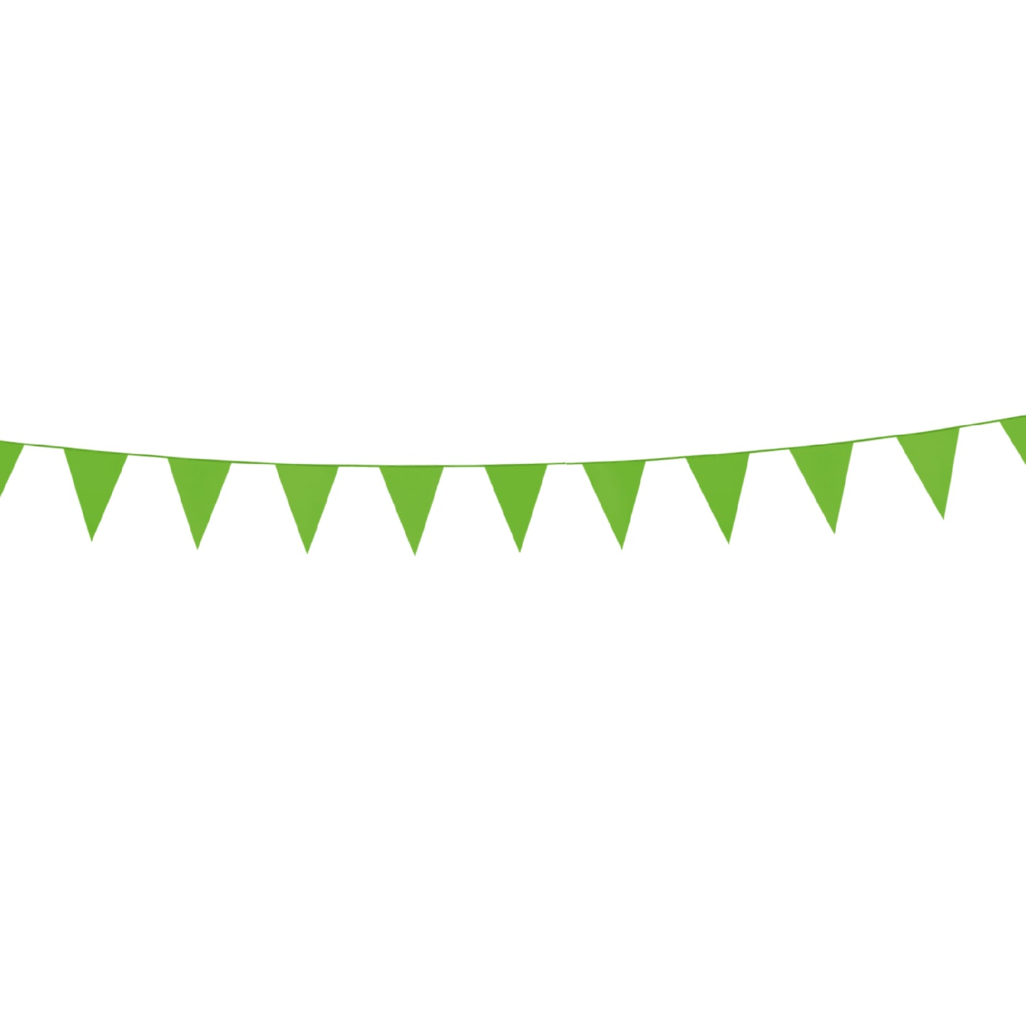 Parrot Green Bunting Banner - Over 6 FT