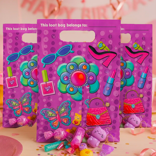 Glittzy Girl Pink Loot Bag for Girls - 8PC