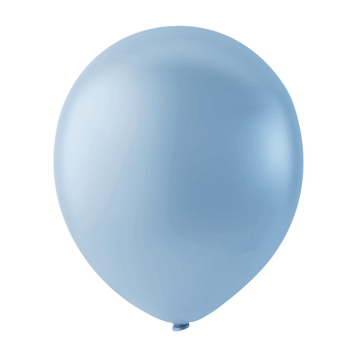 12" Pastel Blue Balloon