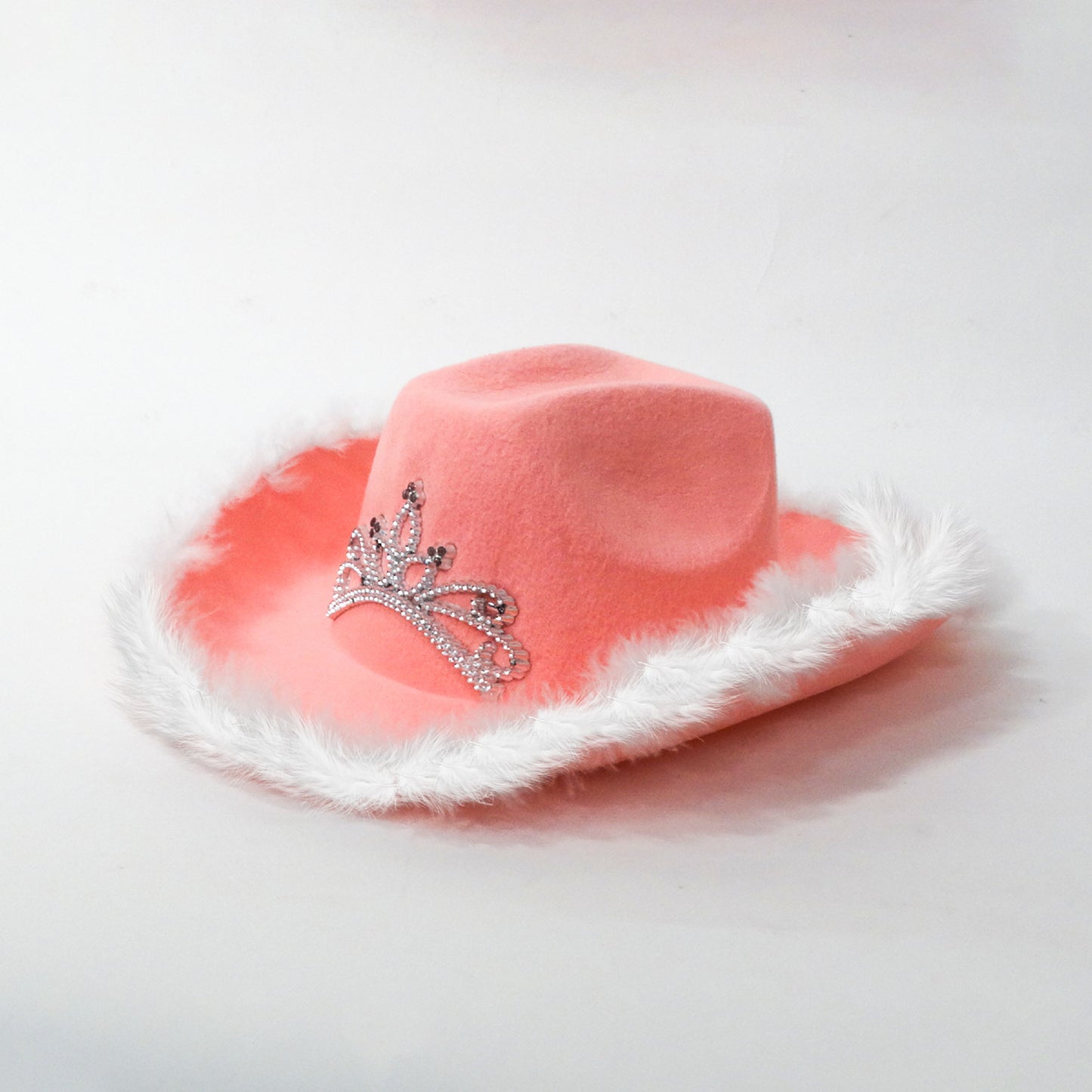 Cowgirl Princess Hat with Crown Tiara