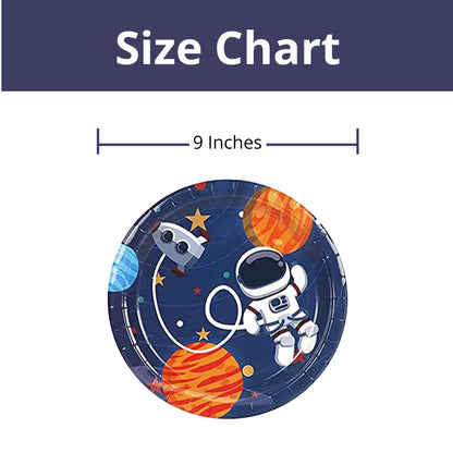 Space Theme Paper Plates 9" - 8PC