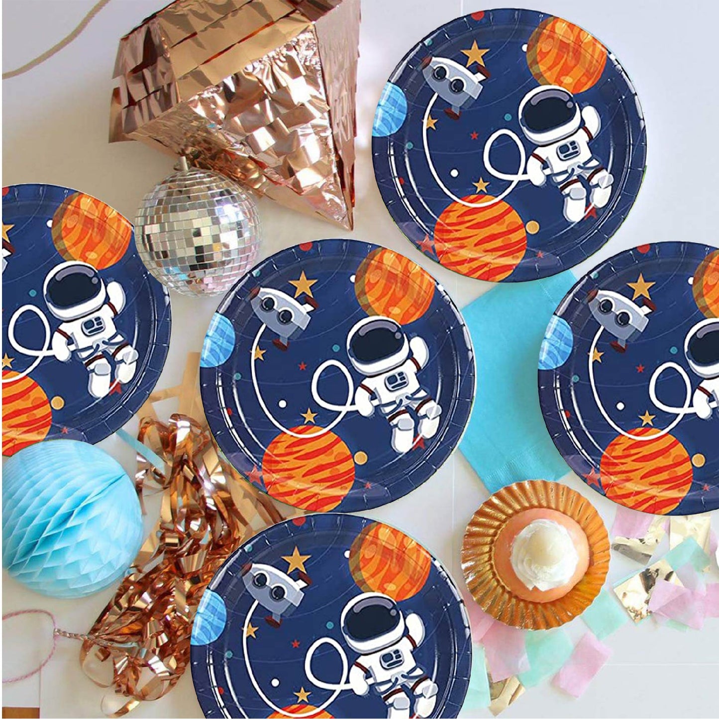 Space Theme Paper Plates 9" - 8PC