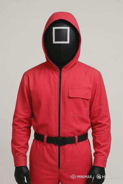 SQUID Game Workers Mask Square Shape