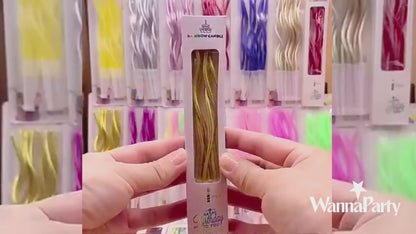 Twisty Metallic Golden Spiral Candles - 6PC