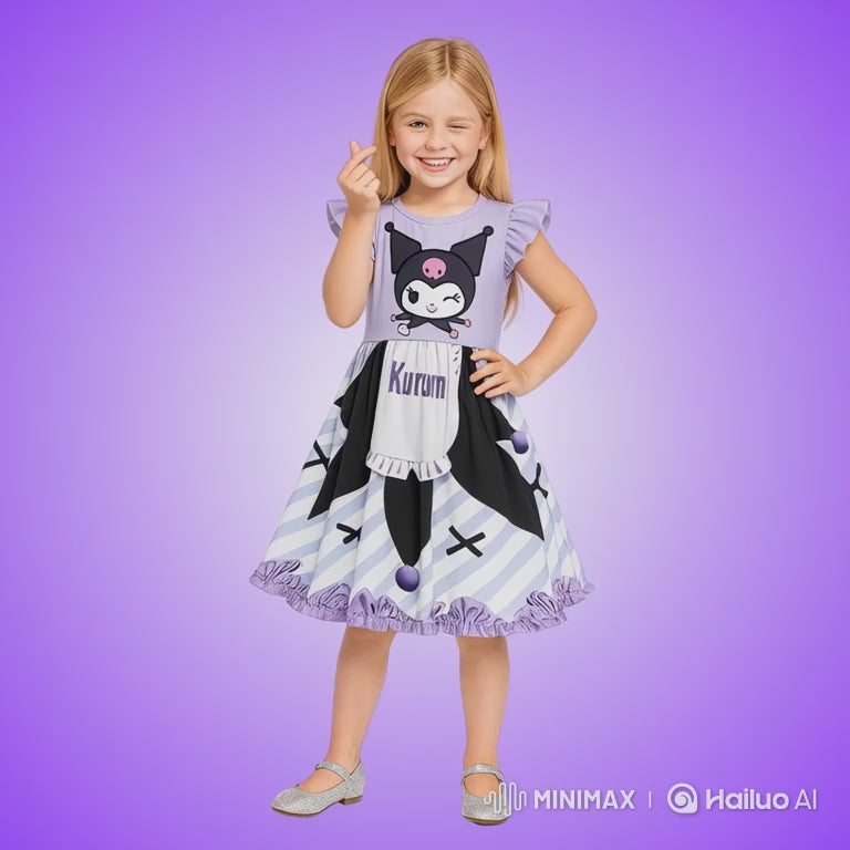 Kuromi Costume - Medium - Age 5 to 7 Years