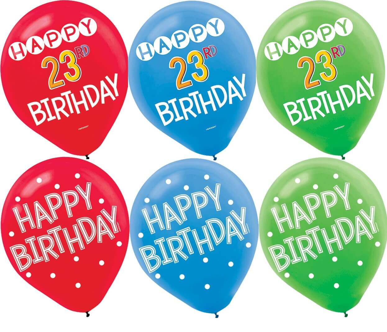 Add An Age Customized Latex Balloons 12" - 15PC