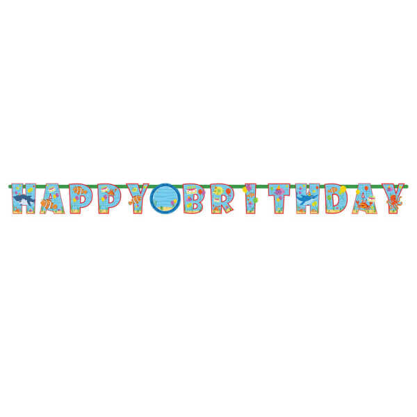 Ocean Buddies Customized Letter Banner - Over 10FT