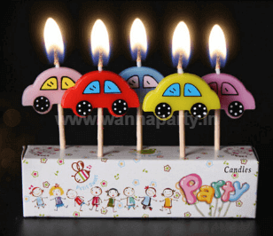 Cars Candle - 5PC