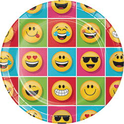 Emojies Lunch Plates 9" - 8PC