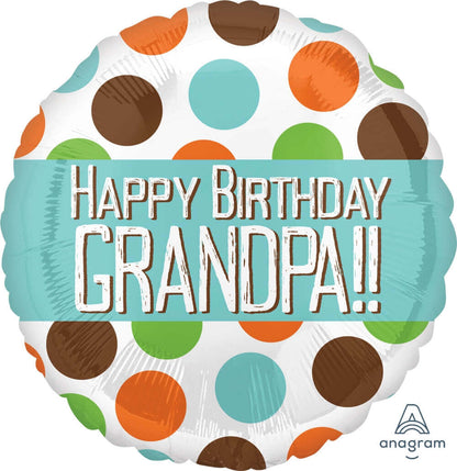 Happy Birthday Grandpa Balloon 18" S40