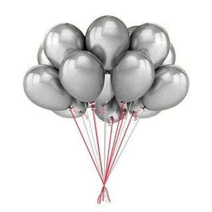 Chrome Silver Balloons 12inches - Pack of 50