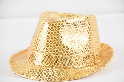 Sequin Hat Gold