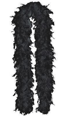 Feather Black Boa 72"