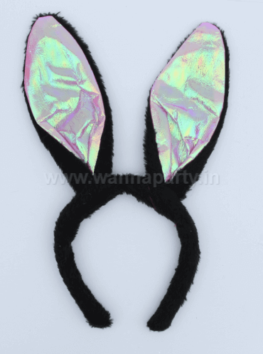 Black &amp; Pink Bunny Ears