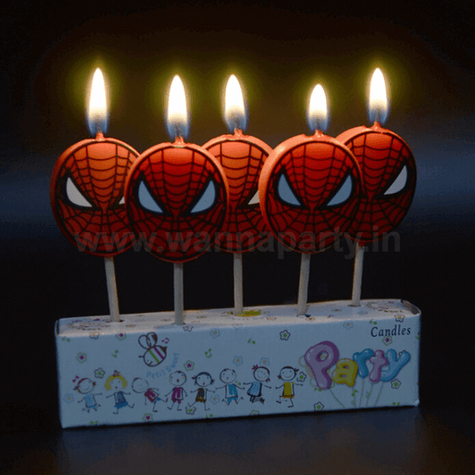 Spiderman Candle - 5PC