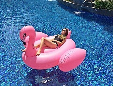 Inflatable Flamingo Pool Floats - Over 6 FT