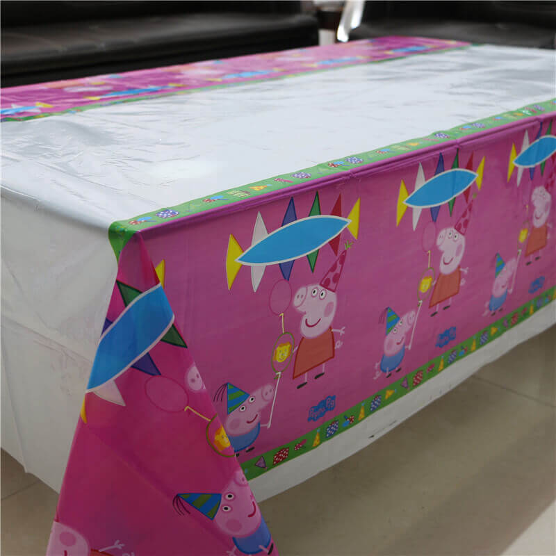 Peppa Pig Table Cover - 52"in X 86"in