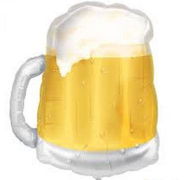 Super Shape Beer Mug Balloons 34" P35