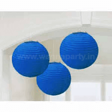 Royal Blue Paper Lanterns Small -1PC