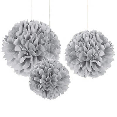 Fluffy Decoration Silver - 1PC