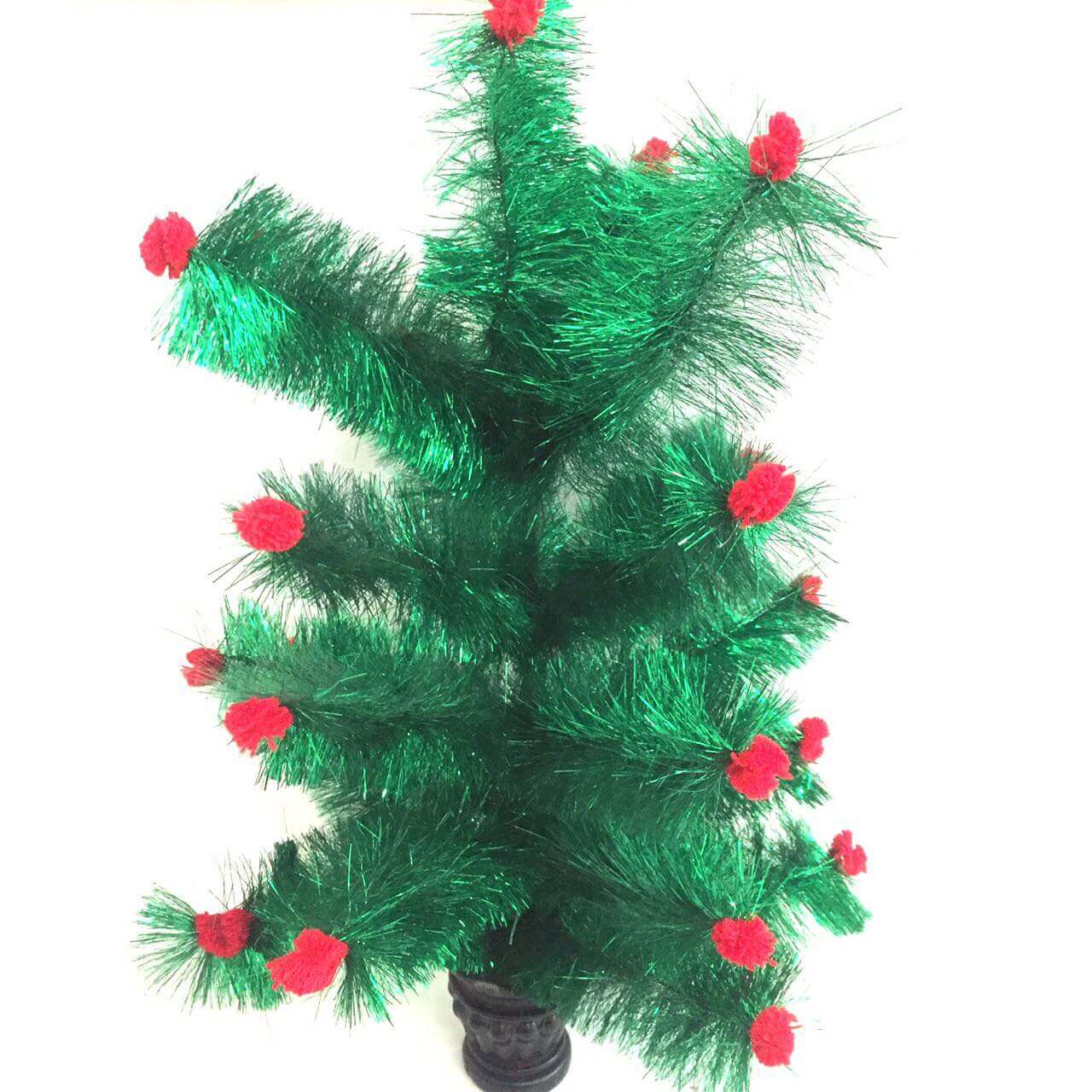 Small Christmas Tinsel Tree 1FT