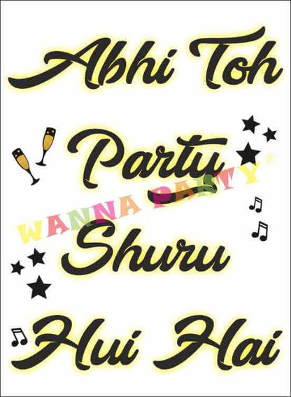 Abhi To Party Shuru Hui Hai Photo Prop