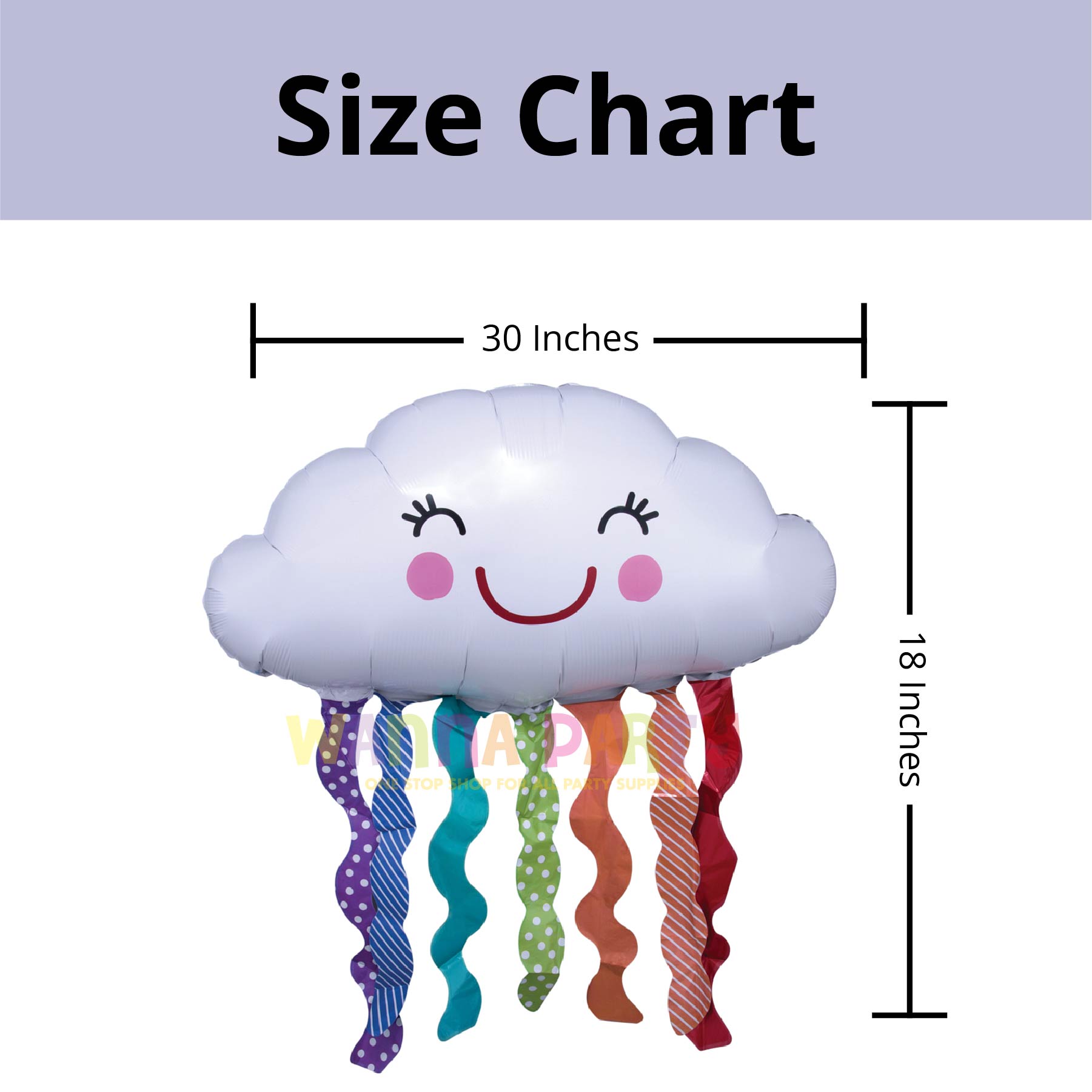 Rainbow Cloud SuperSahpe 30" P35