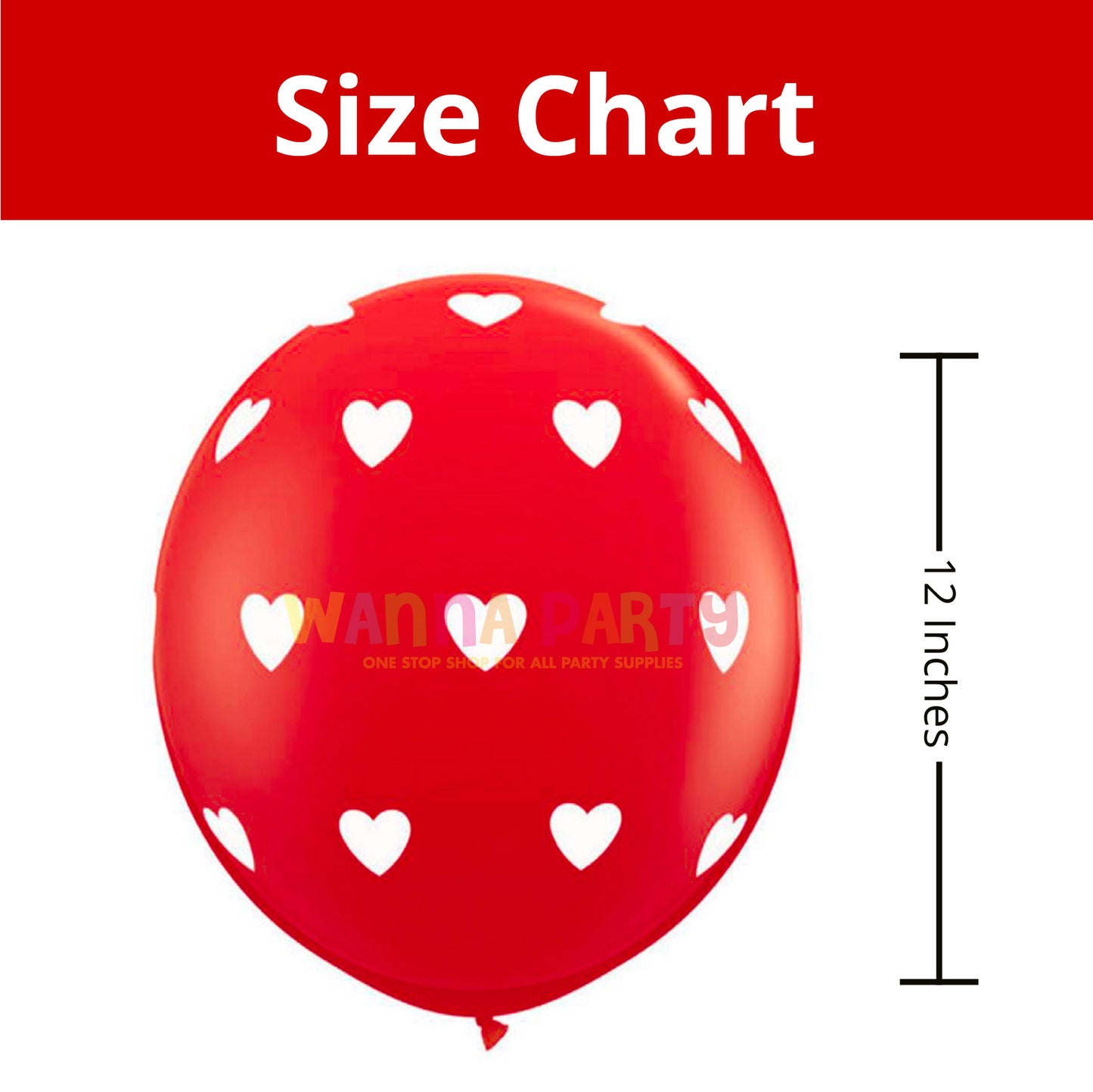 Polka Hearts Balloon