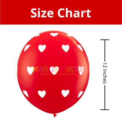 Polka Hearts Balloon