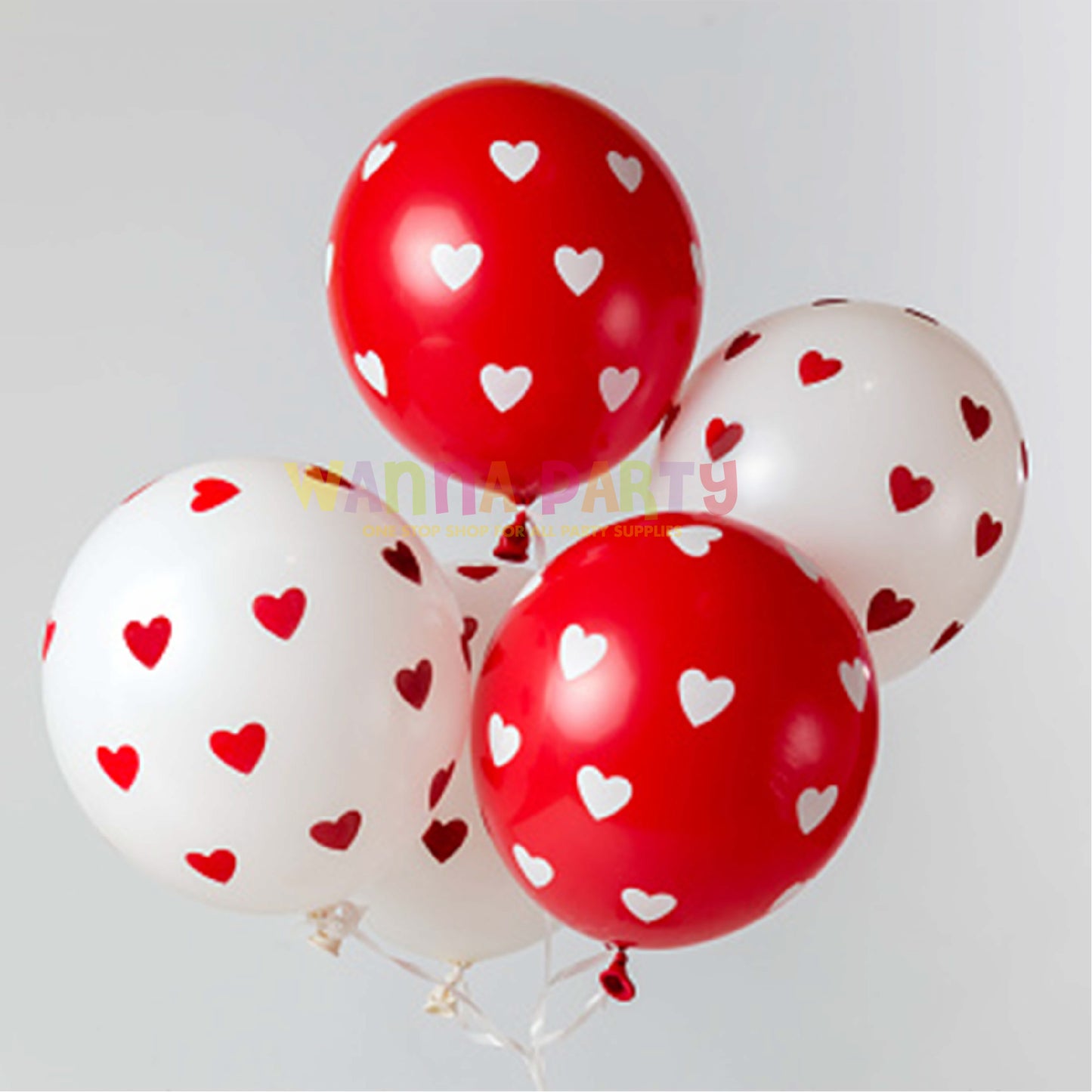 Polka Hearts Balloon