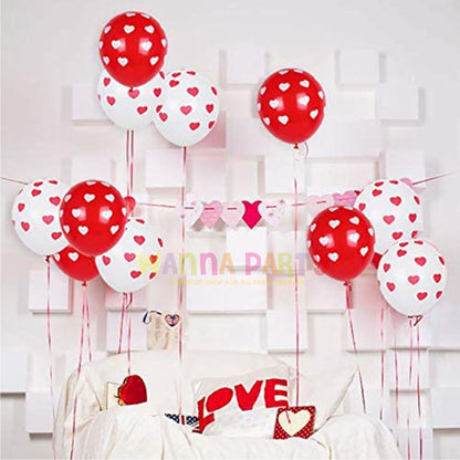 Polka Hearts Balloon