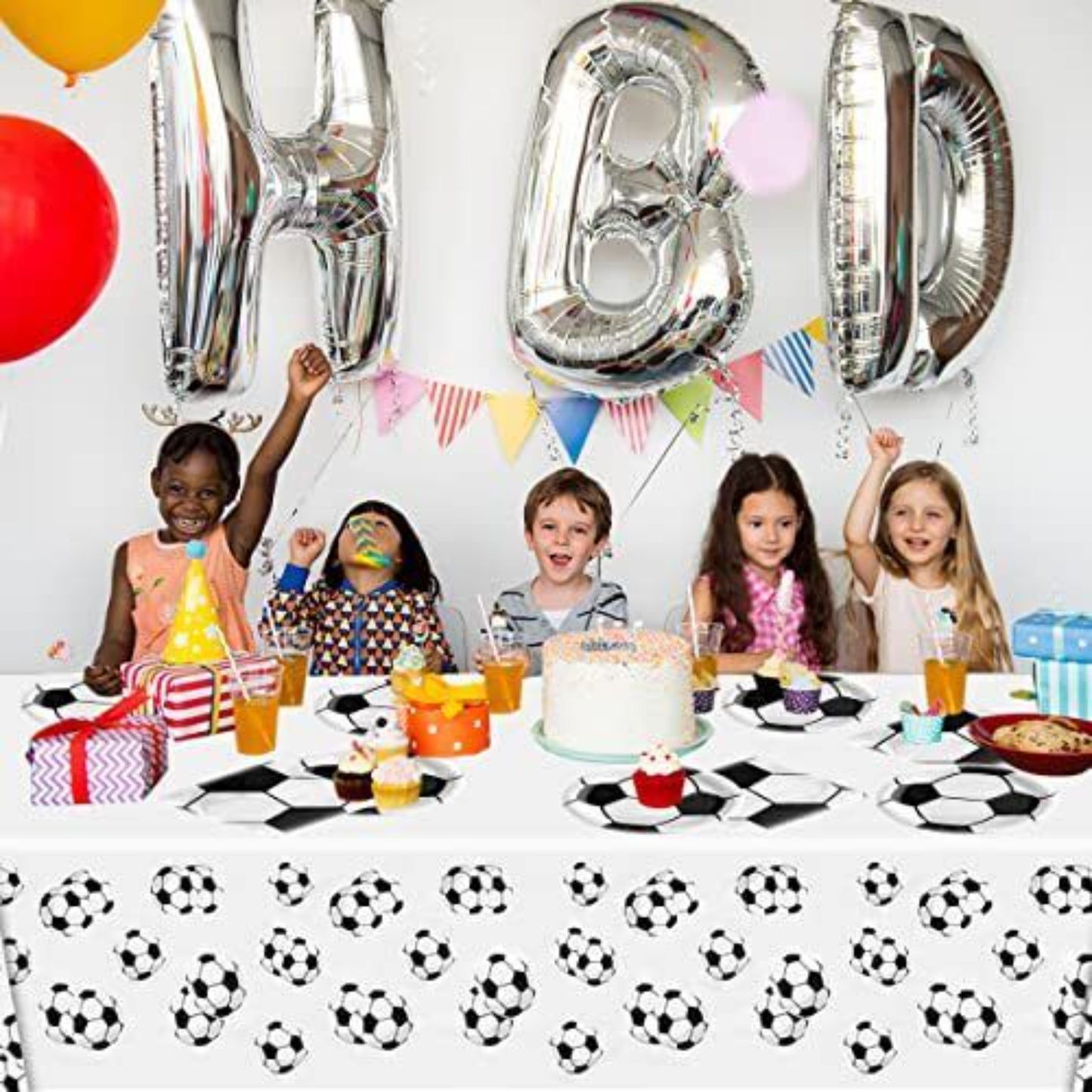 Soccer Theme Party Paper Plates - 10PC