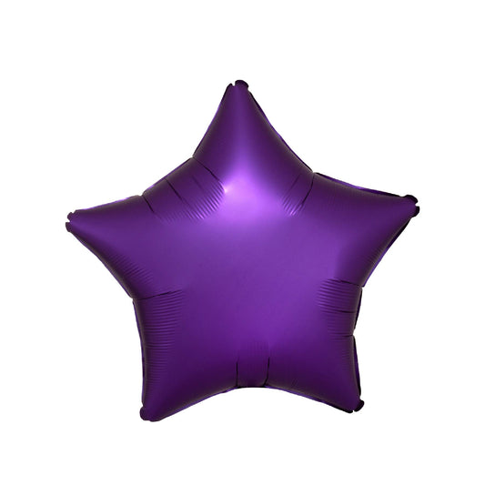 Star Shaped Matte Balloons Purple Color 18"